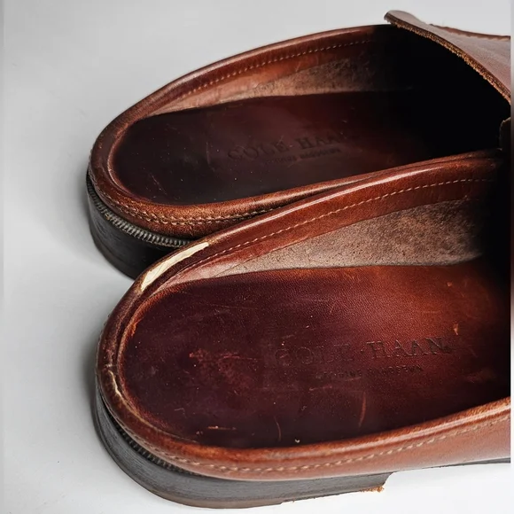 Cole Haan Vintage Country Womens Size 10.5 Backless Slip on Loafers Shoes - Picture 12 of 15